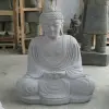  Product image 2 of the product “Seated Japanese Buddha made of Riverstone in Dhyana position - gesture of meditation, H. 81cm ”
